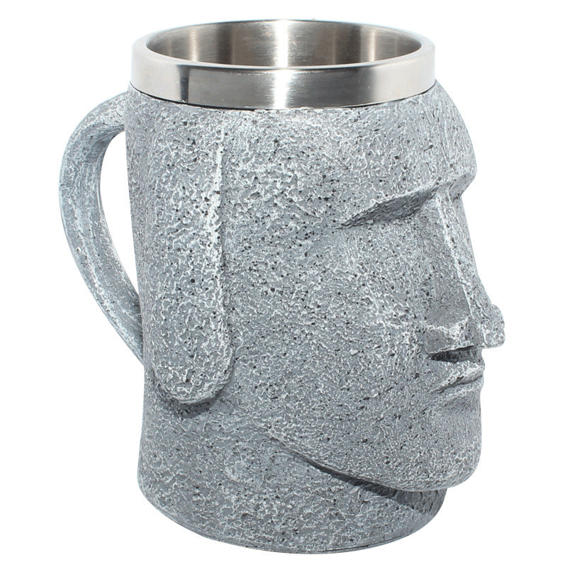 Vaso Cerveza Moai con Destapador