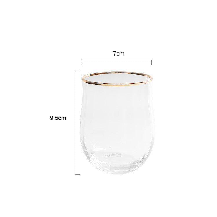 Tulip Crystal Glass Vertical Ribbed Cocktail