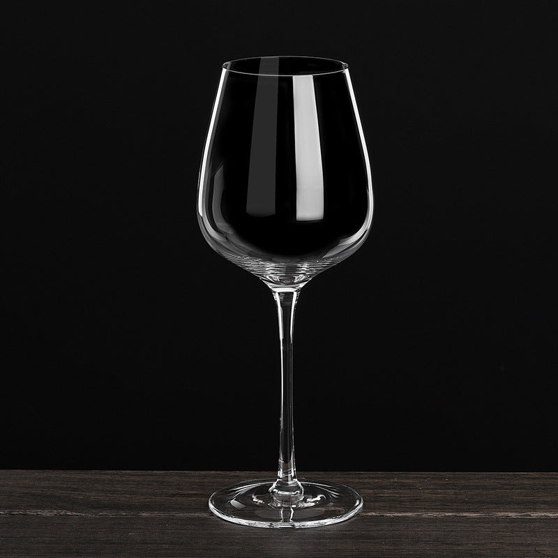 Exquisite Red Elegance: One-Piece Crystal Red Wine Glass