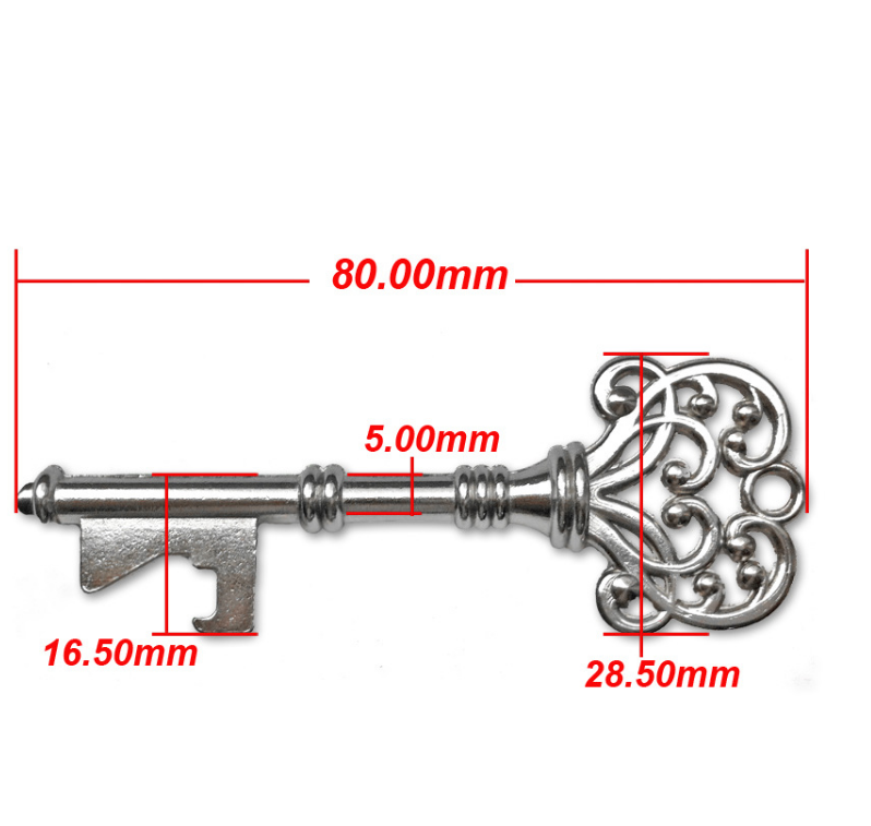 Abridor de Botellas de Cerveza con Llave de Metal
