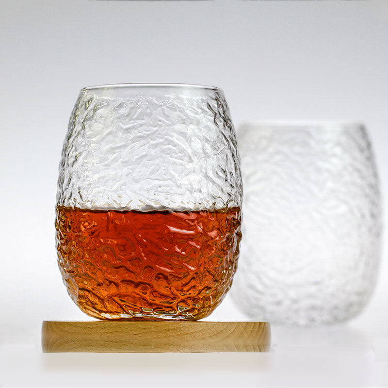 Edo Glass Whisky Elegance: Japanese Ins-Style Cup Innovation