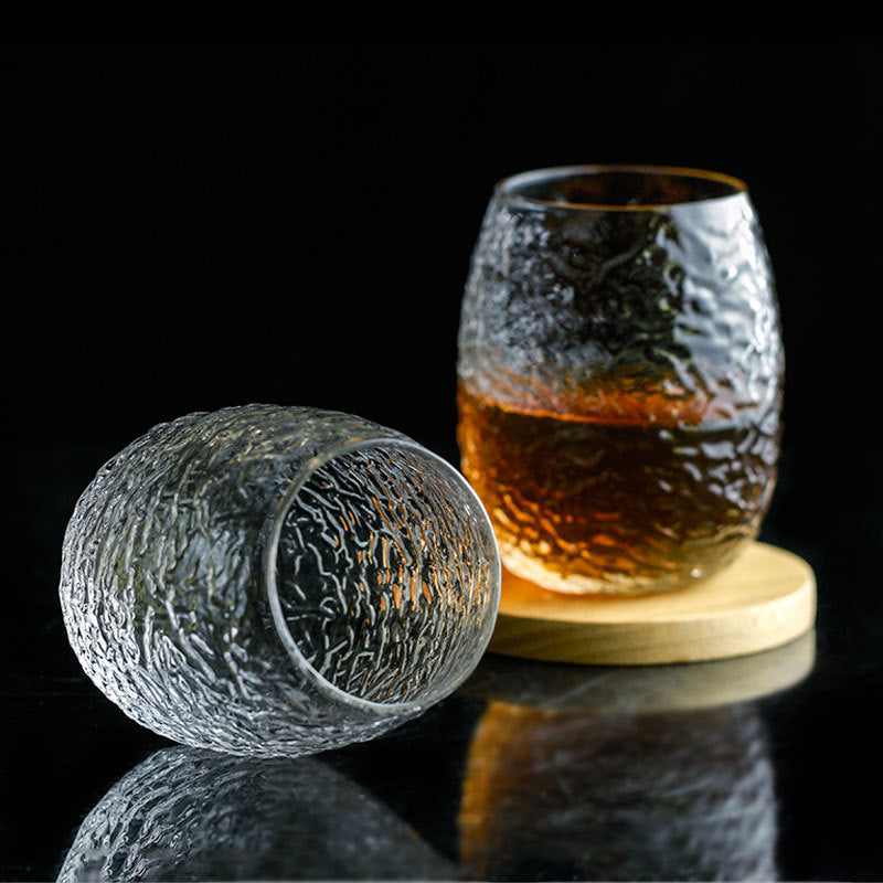 Edo Glass Whisky Elegance: Japanese Ins-Style Cup Innovation