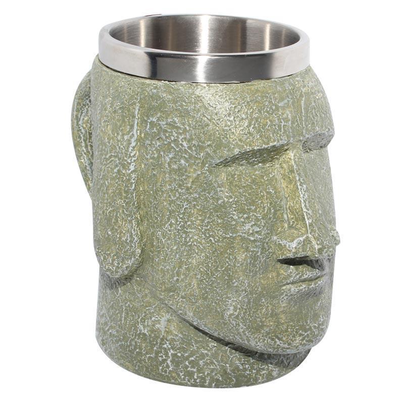 Vaso Cerveza Moai con Destapador