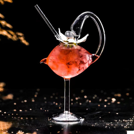 Copa Cocktail en forma de Cisne