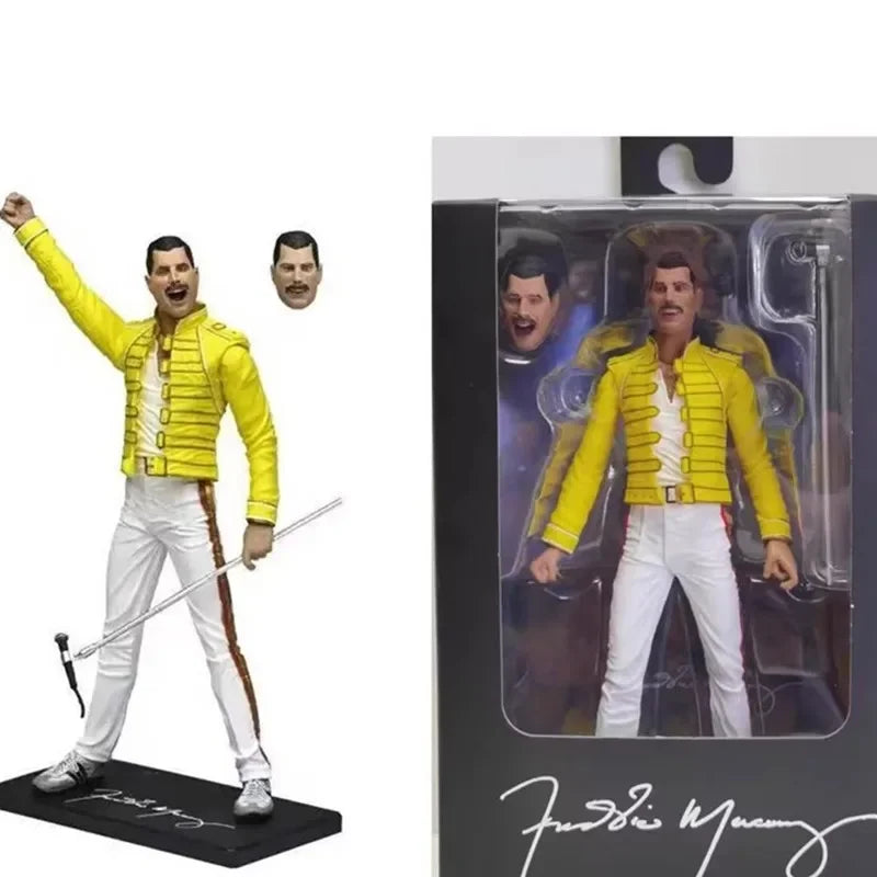 Freddie Mercury Leyenda: Figura de Acción de Queen - Gira Mágica de 1986, Edición Clásica de 7''