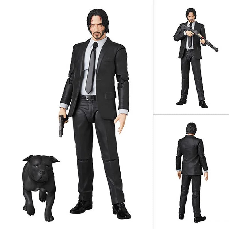 John Wick - Figura de Acción Articulada para Colección y Decoración