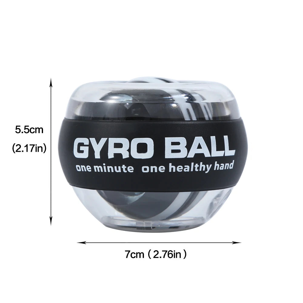 Gyro Ball Auto Start – Entrenador de Fuerza para Muñeca y Antebrazo, Ideal para Fitness en Casa