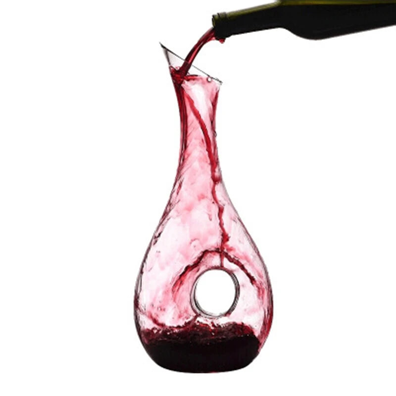 Decantador de Vino Premium con Diseño Espiral