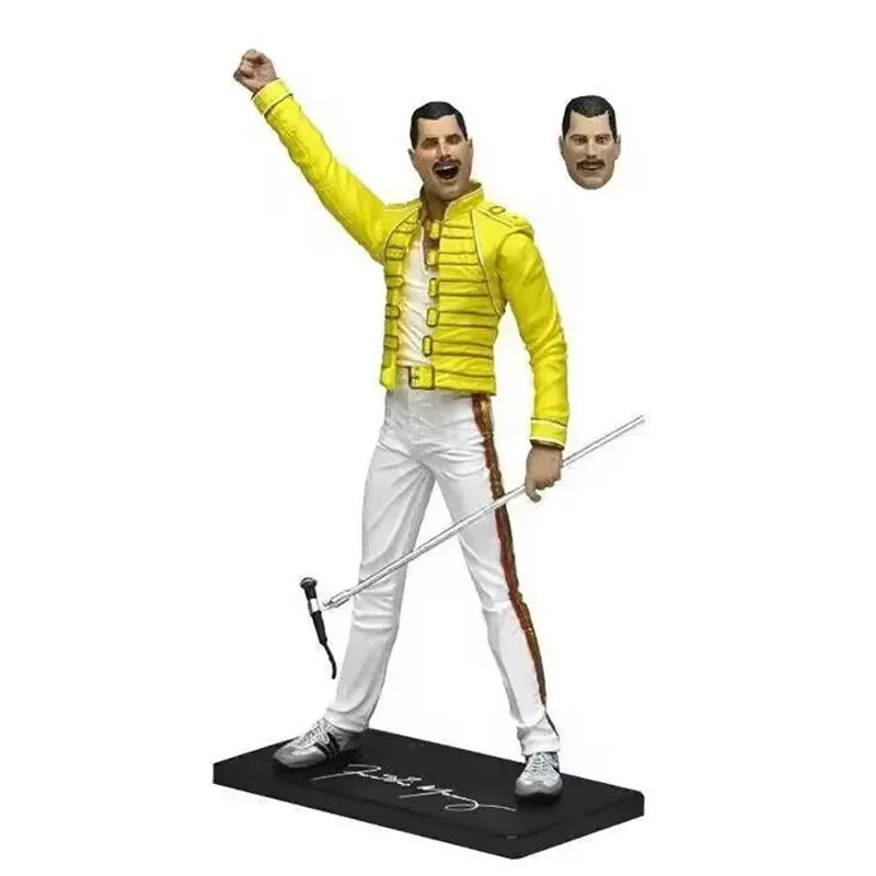 Freddie Mercury Leyenda: Figura de Acción de Queen - Gira Mágica de 1986, Edición Clásica de 7''