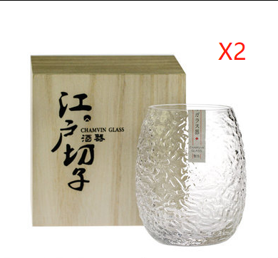 Edo Glass Whisky Elegance: Japanese Ins-Style Cup Innovation