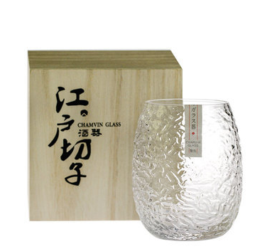 Edo Glass Whisky Elegance: Japanese Ins-Style Cup Innovation