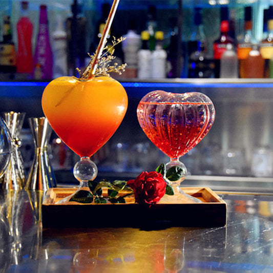 Copas de Cocktail en forma de Corazón